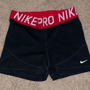 Nike 3” compression shorts, size large.
